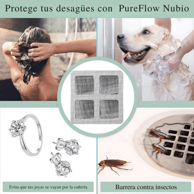 ¡Oferta exclusiva Packs! 🔥PureFlow Nubio, escudo para rejillas | Proteje tus Cañerias 🛡️